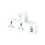LDNIO SC2311 2500W 2Ports Universal Power Socket + Night-Lamp EU Plug