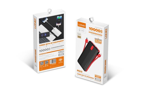 LDNIO 22.5W 10000mah Fast Charging Power Bank