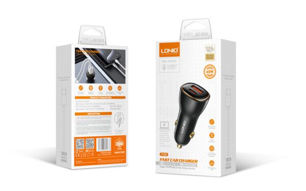 LDNIO C103 60W PD QC Super Fast Car charger