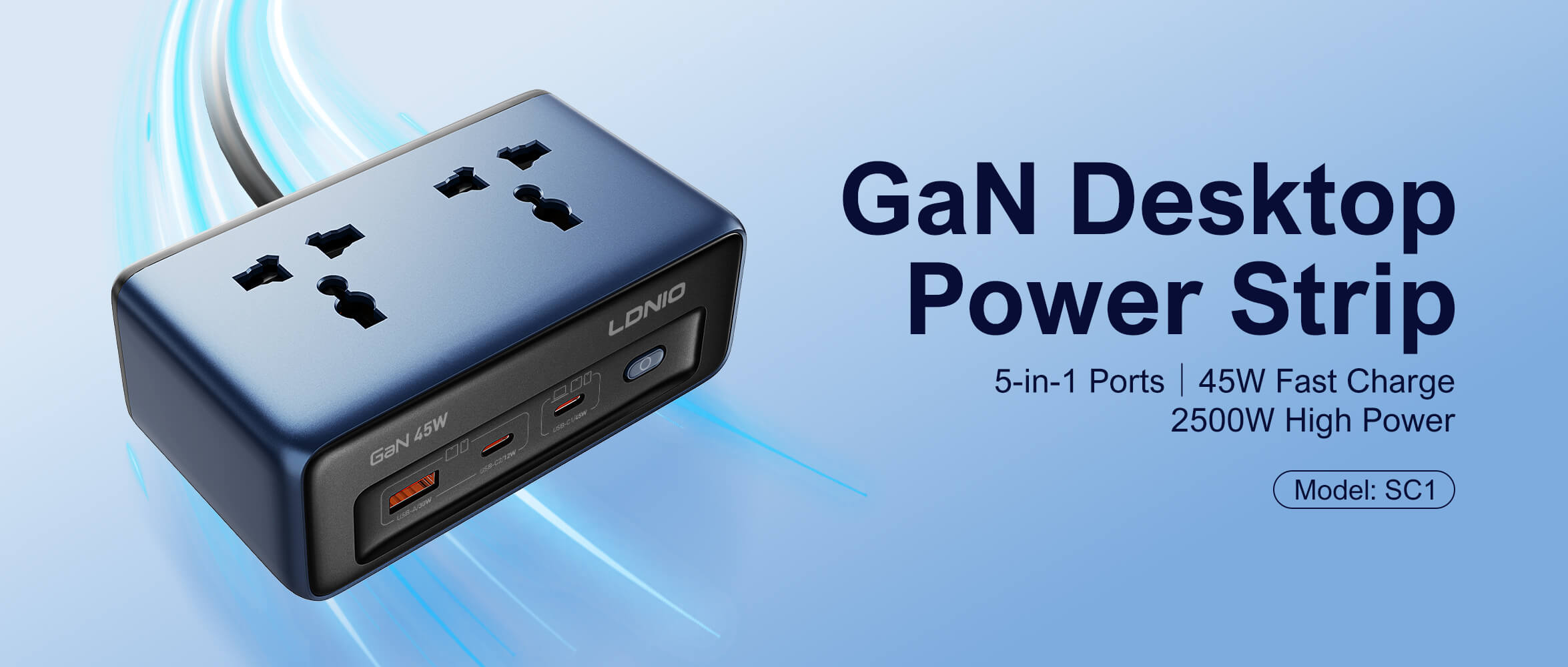 65W Multifunction Universal Power Adapter SC1418