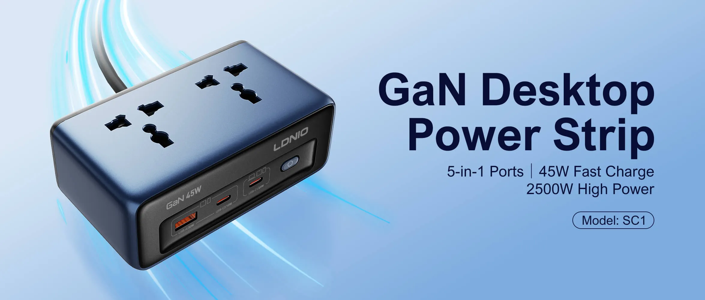 65W Multifunction Universal Power Adapter SC1418