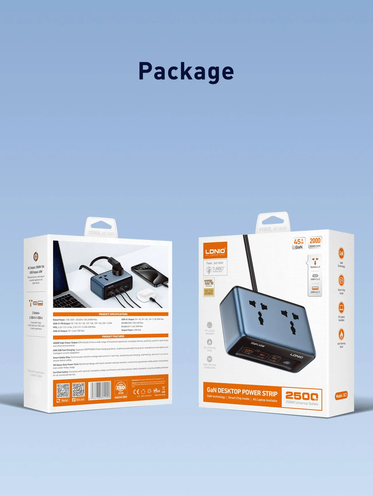 65W Multifunction Universal Power Adapter SC1418