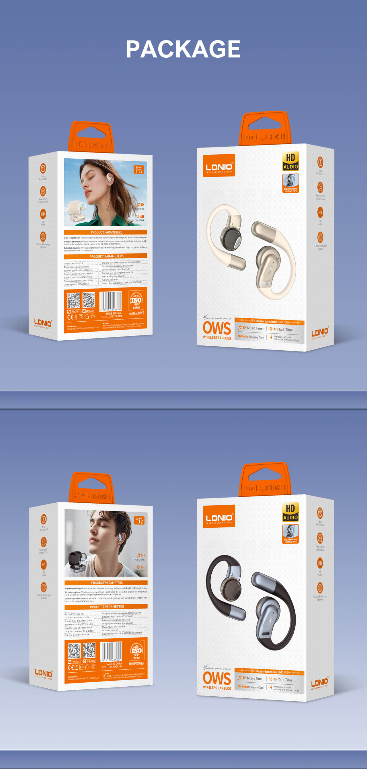 Wireless Stereo BT Earbud in-ear Earphone T01