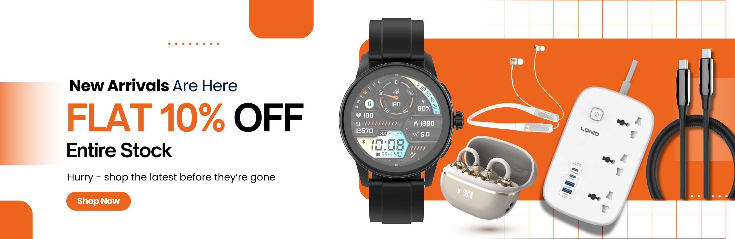 Website Banner 10% Flat discount