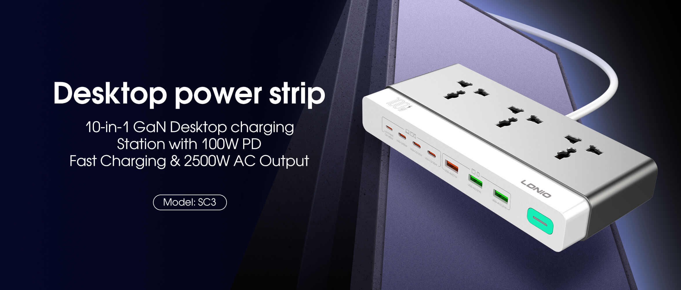 100W Desktop Charging Station SC3