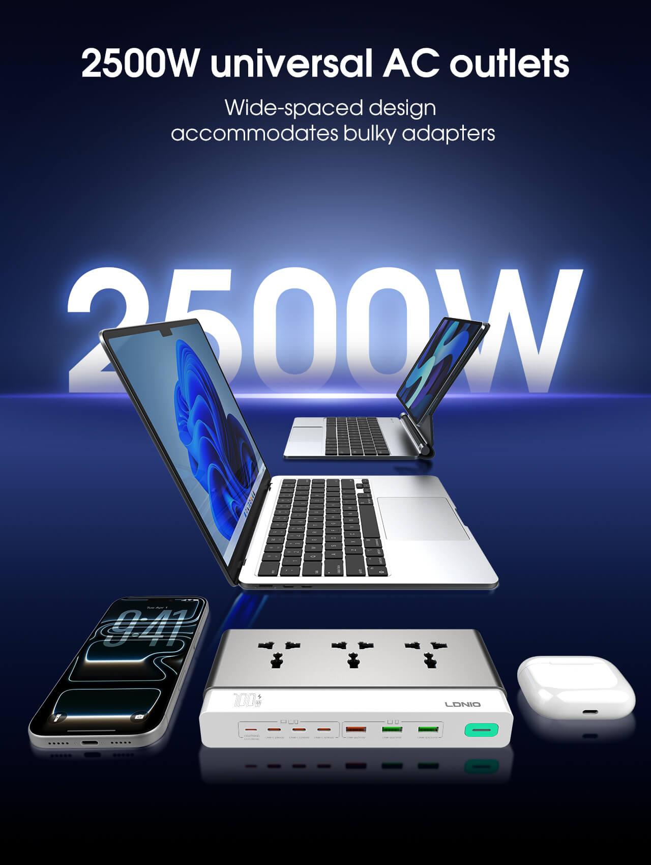 2500W Universal Outlets