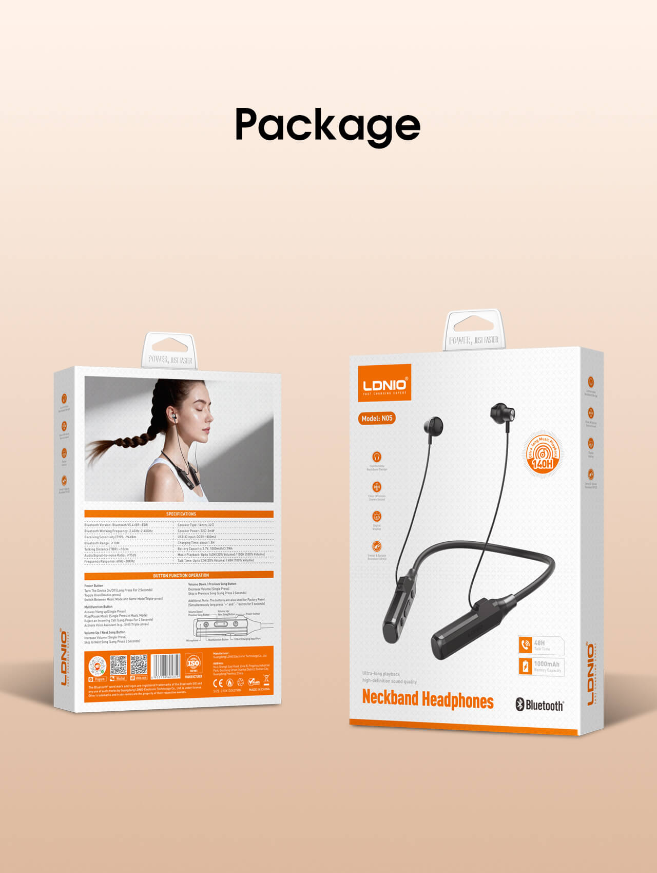 Wired Stereo Headset In Ear Earphone HP08